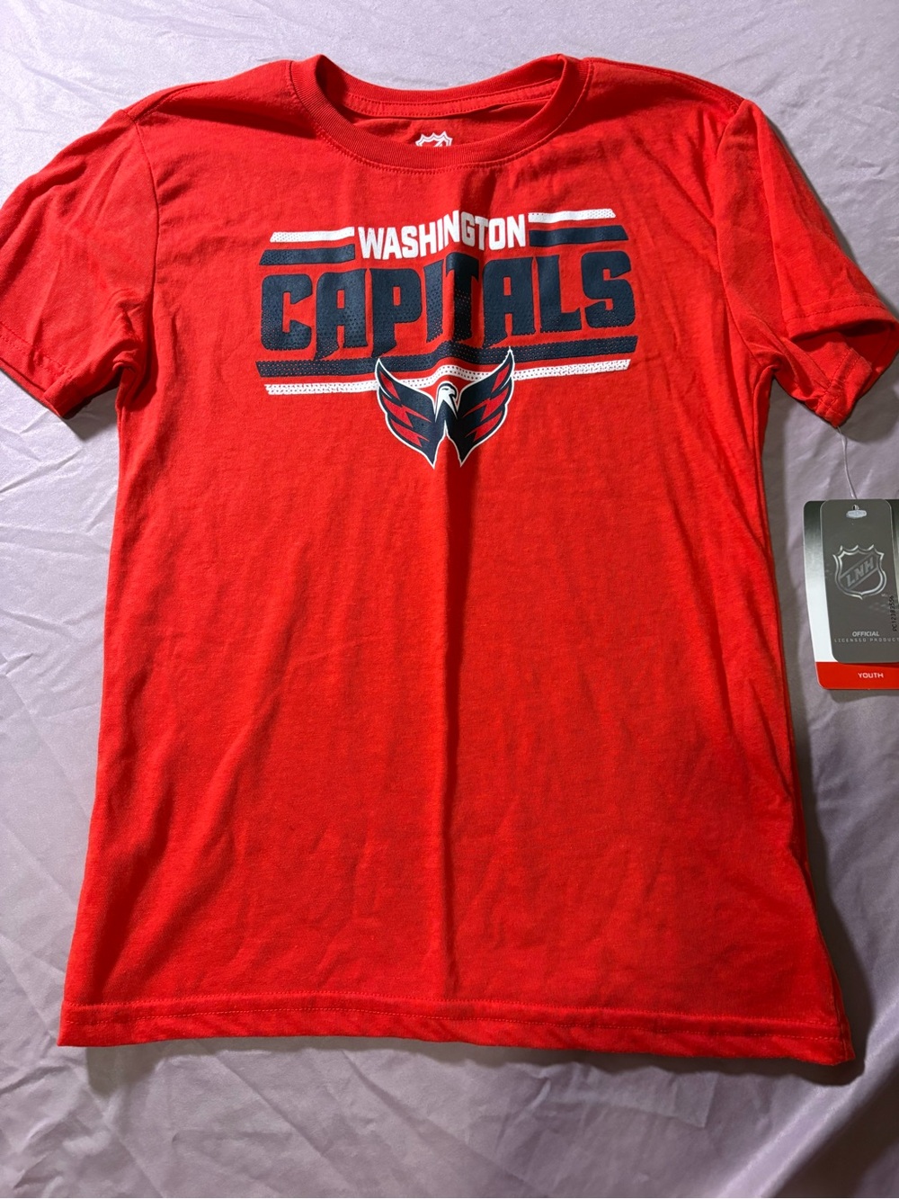 NHL Washington Capitals Red Crewneck Tee